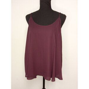 Apt. 9 Purple Sheer Tank Top Size Medium